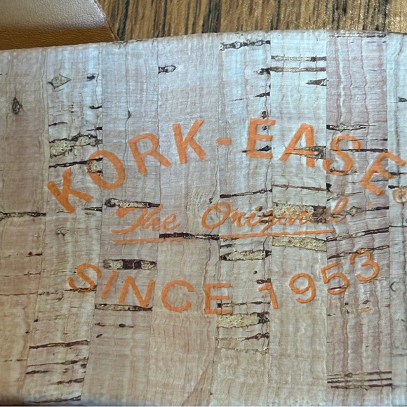 Kork-Ease Tan Leather Cork Sandals Size 7 - Picture 7 of 9